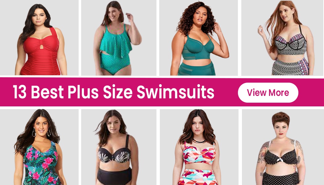 13 Stunning Plus Size Swimsuits For All Ladies